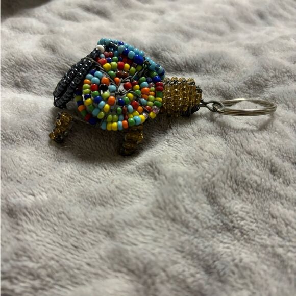 Beaded Turtle Keychain - Picture 2 of 4